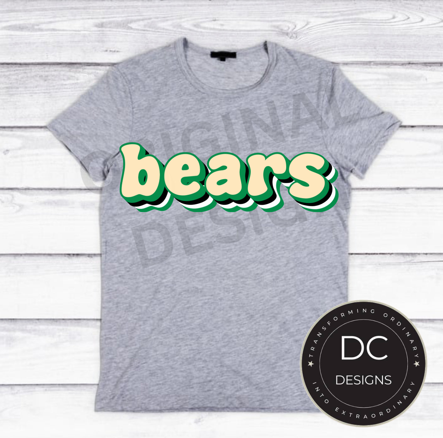 Groovy Bears Tee Gildan Softstyle
