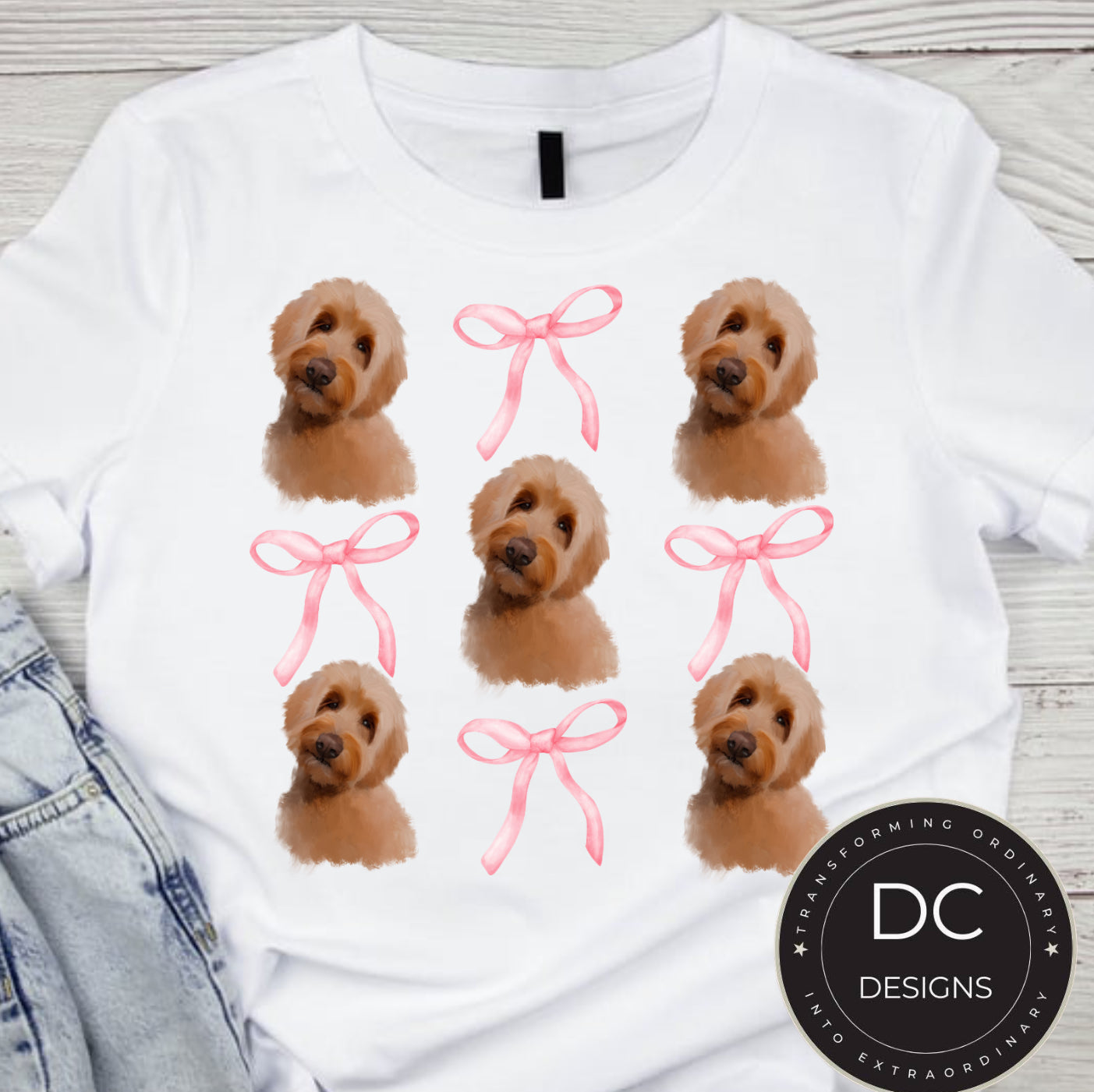 Doodle Bow Tee