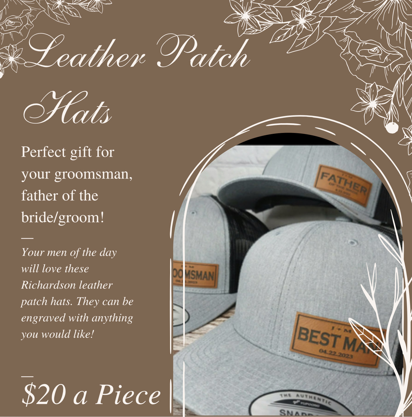 Leather Patch Hat