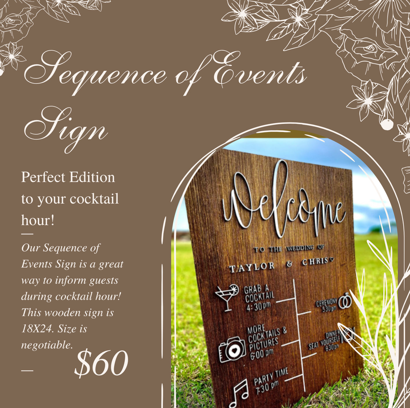 Sequence of Events Sign