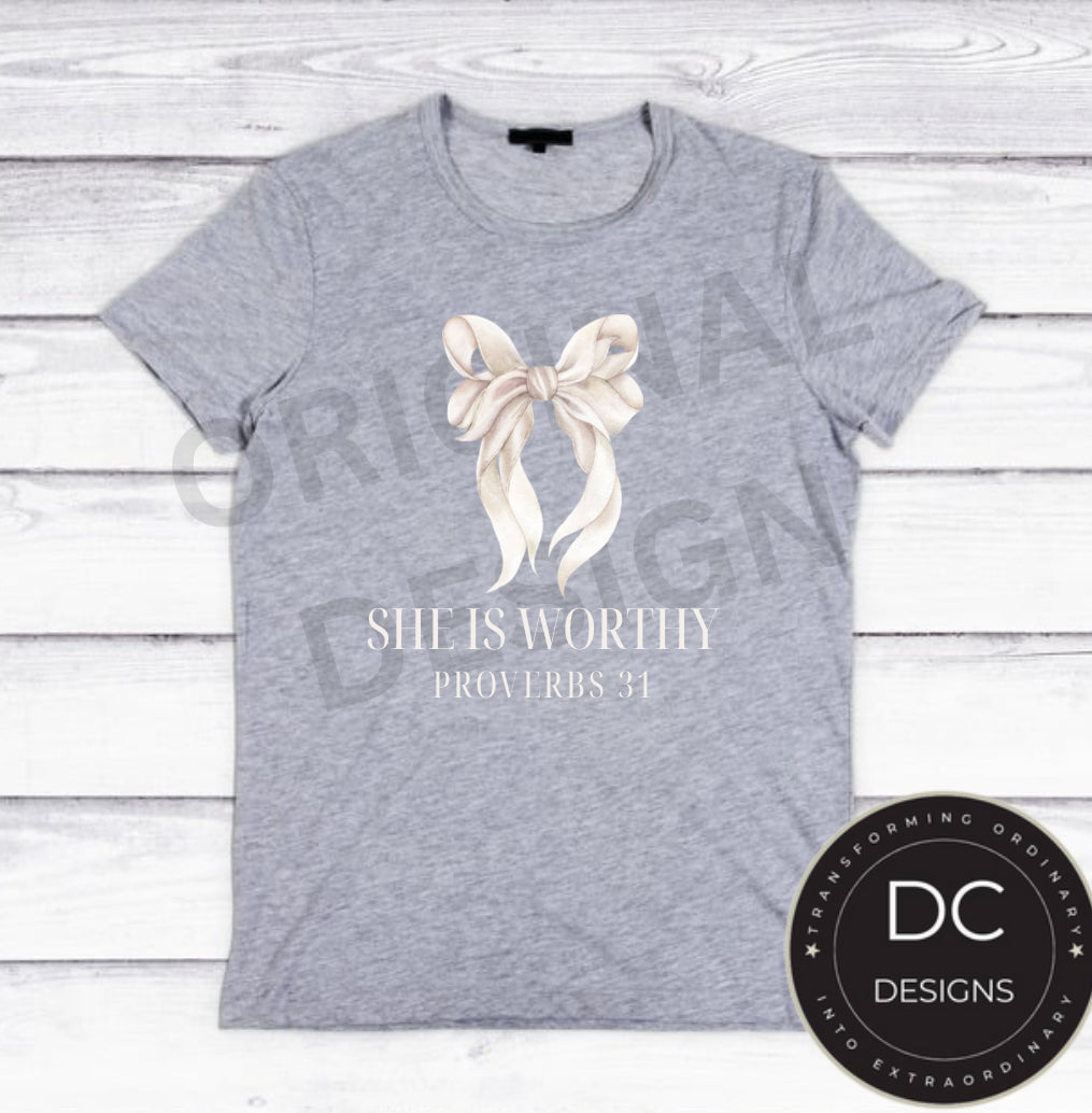 She Is Worthy Tee