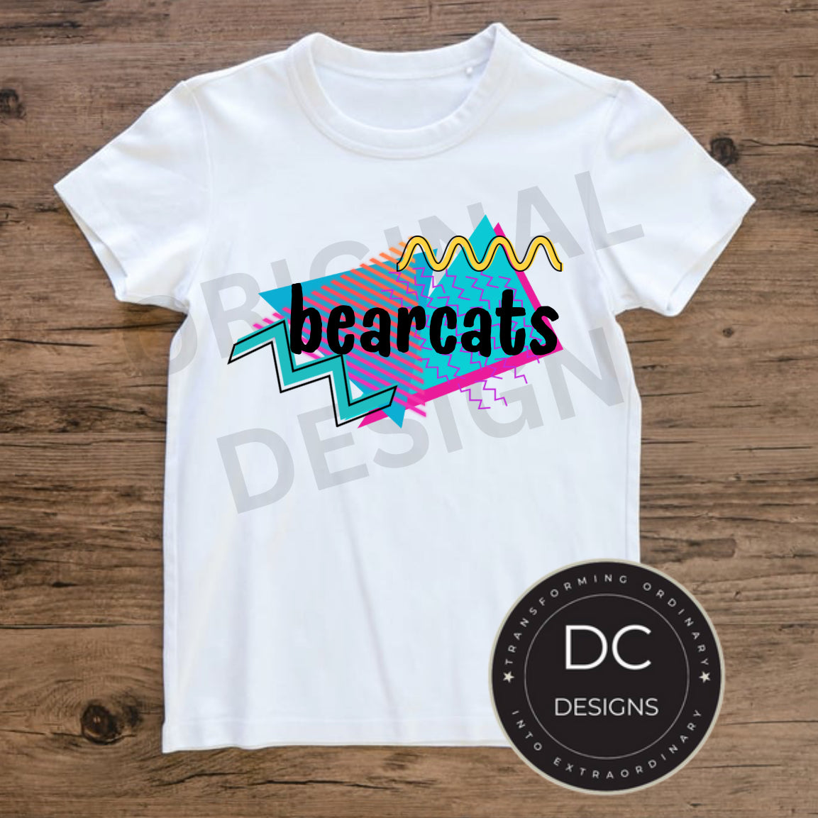 Retro Bearcats Tee Gildan Softstyle