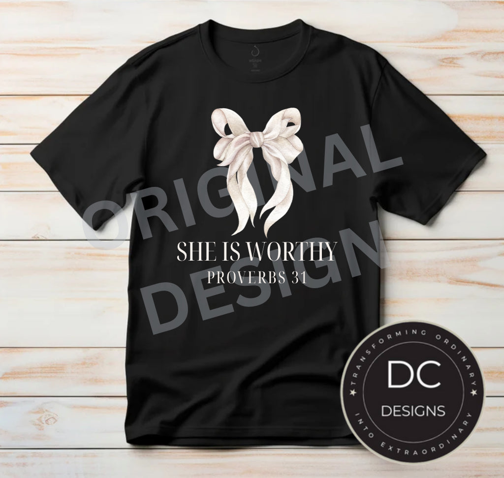 She Is Worthy Tee