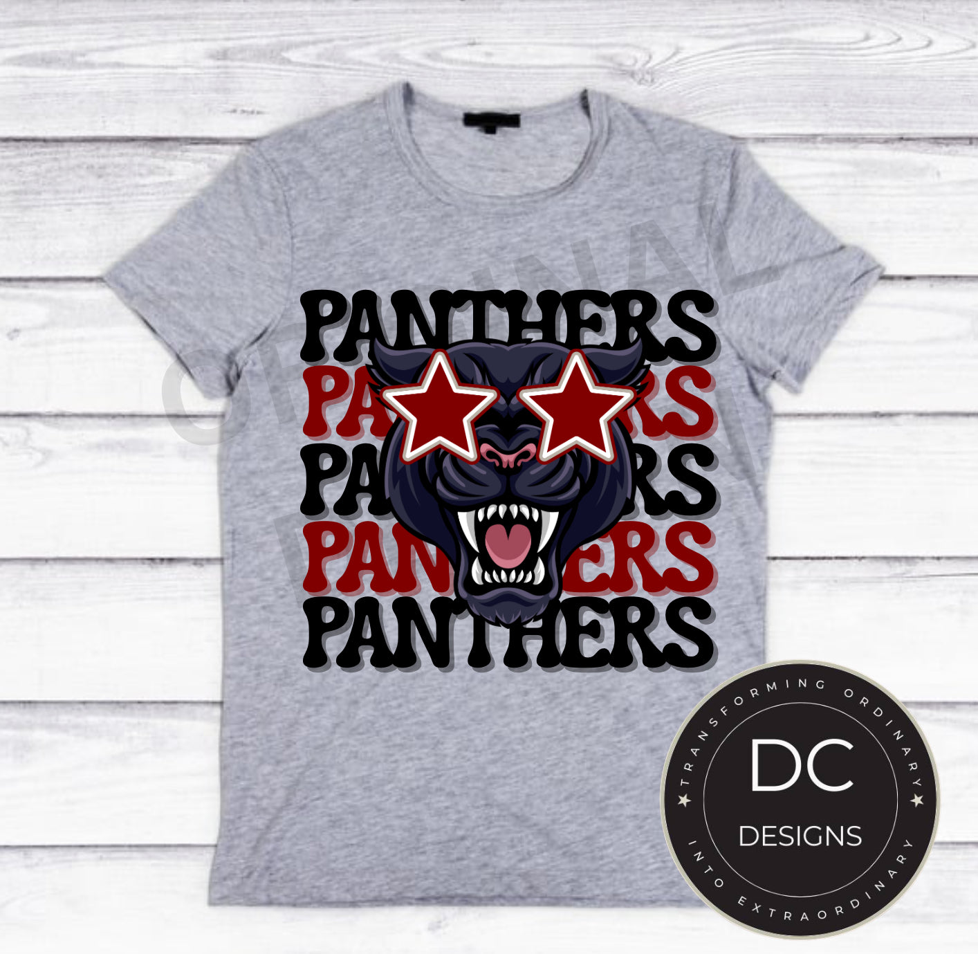 Panthers Star Tee Gildan Softstyle