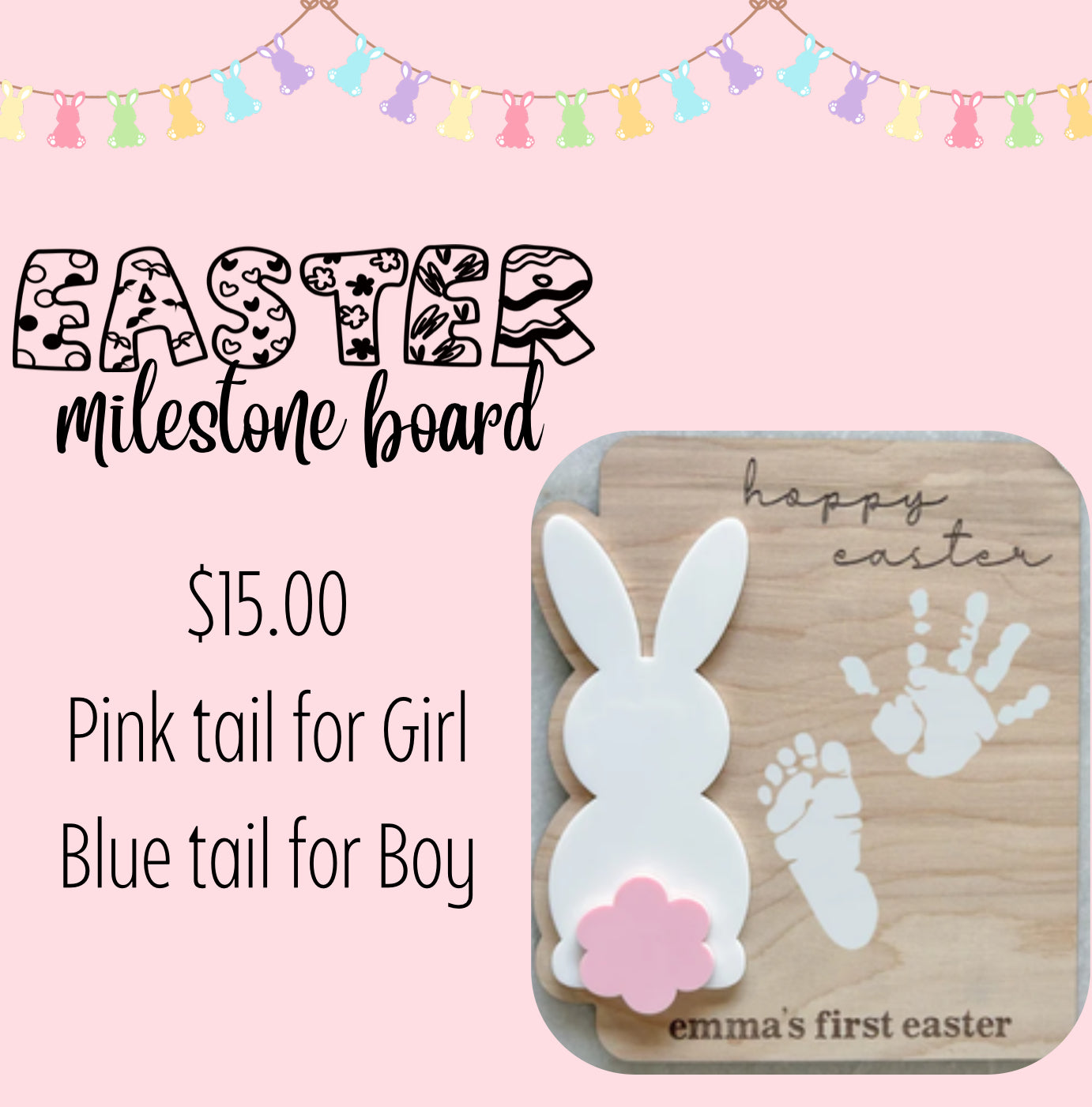 Easter Milestone Board