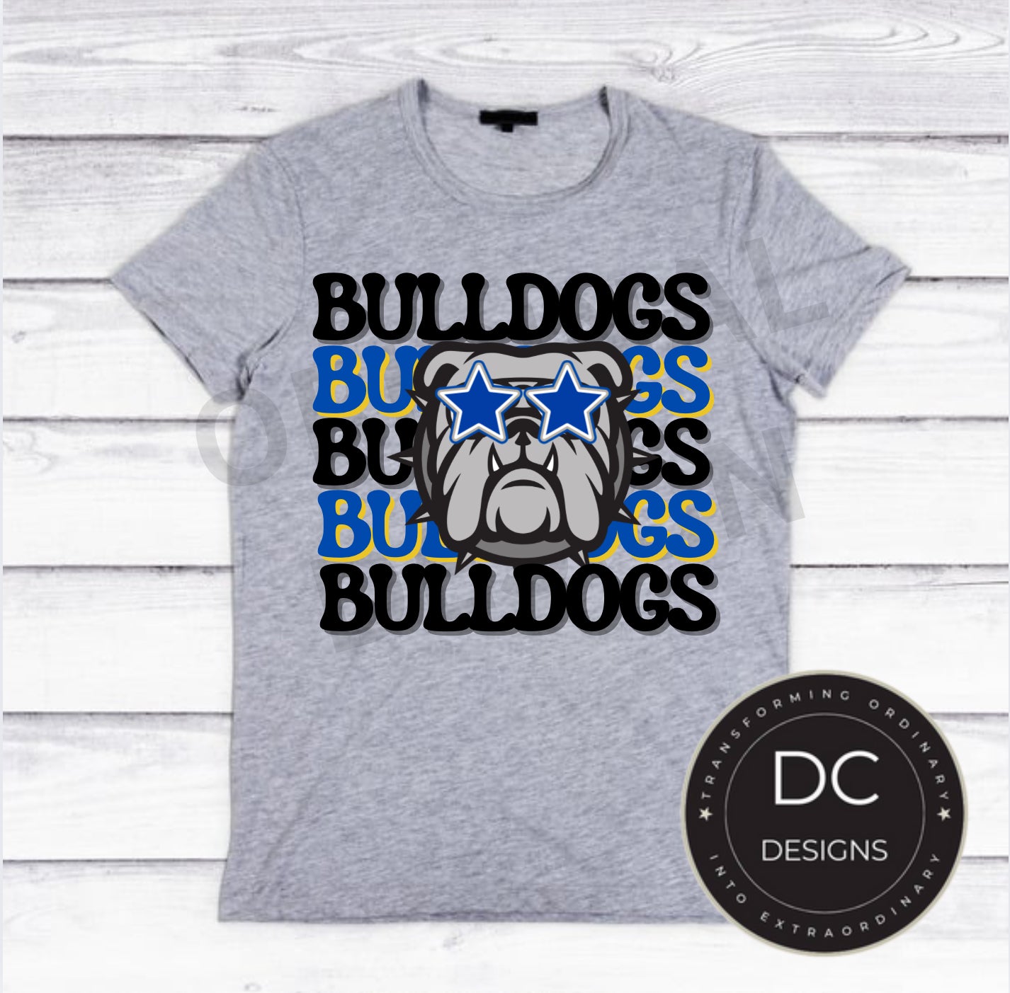 Bulldogs Star Tee Gildan Softstyle