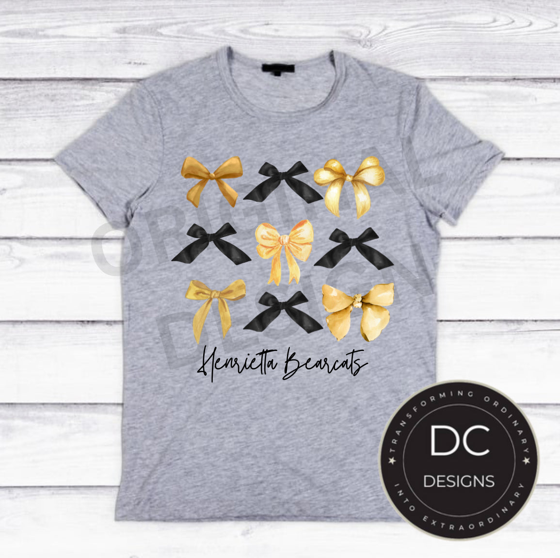 Bearcats Bow Tee Gildan Softstyle