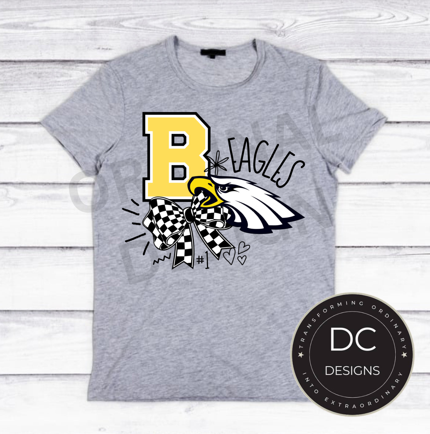 B Eagles Tee Gildan Softstyle