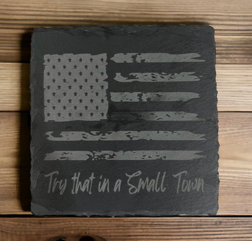 Small Town Set of 4 Coasters