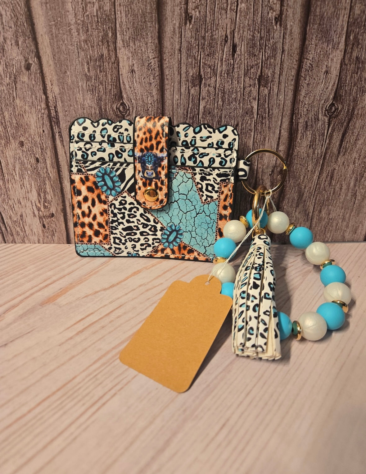 Animal Print Card Wallet