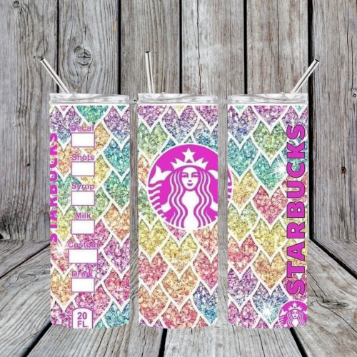 Rainbow Starbucks *Printed* Tumbler