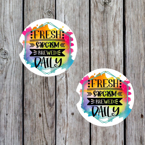 Sarcasm Car Coasters