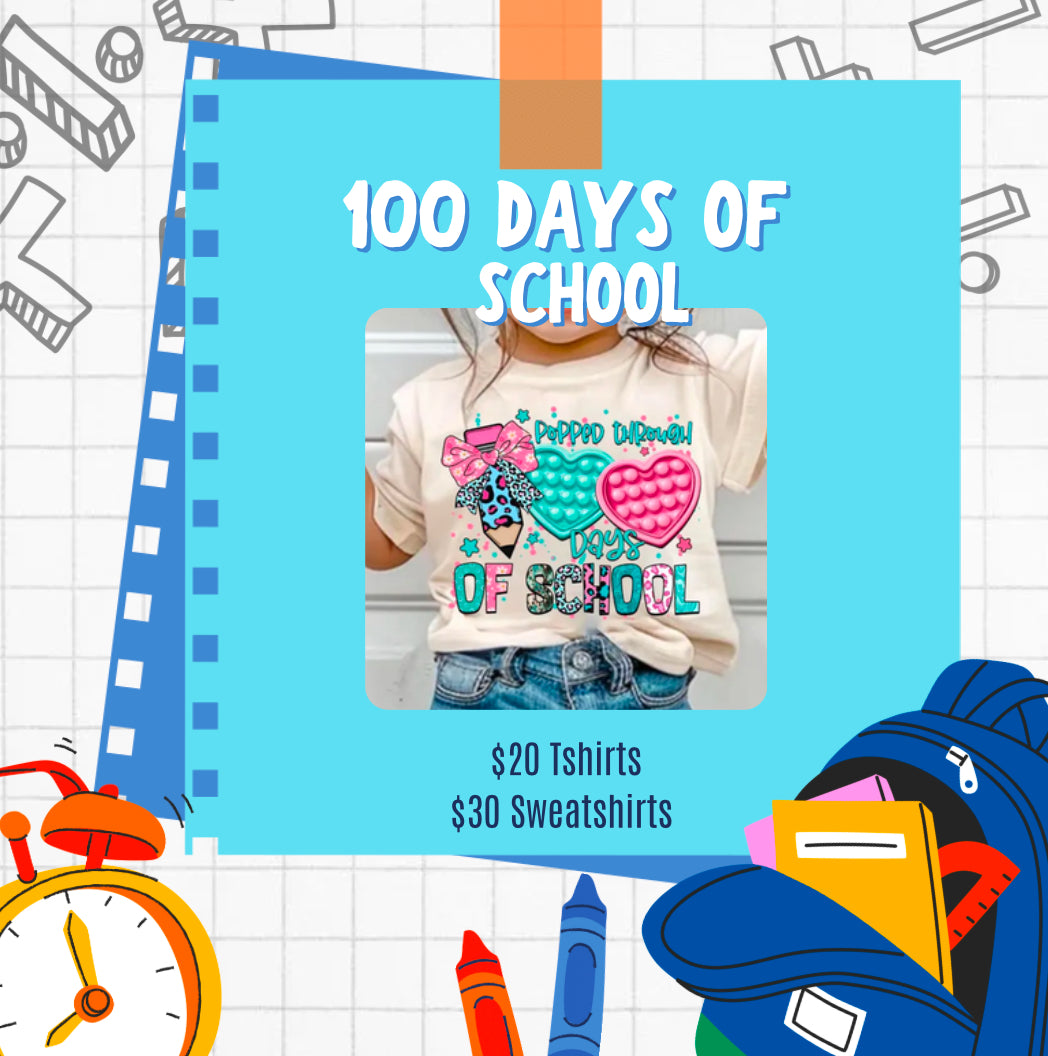 Poppin’ 100 Days of School Sweatshirt
