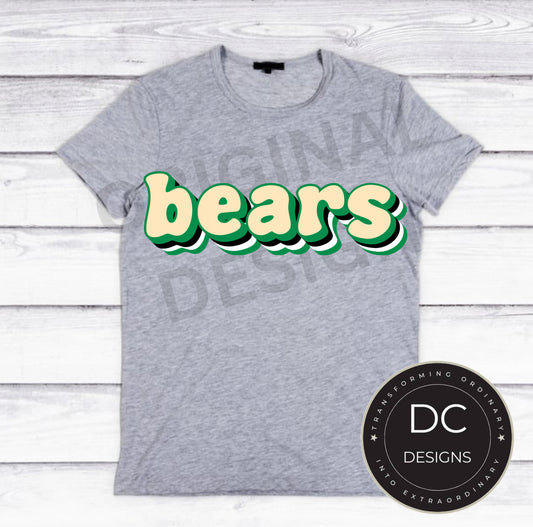 Groovy Bears Tee Gildan Softstyle
