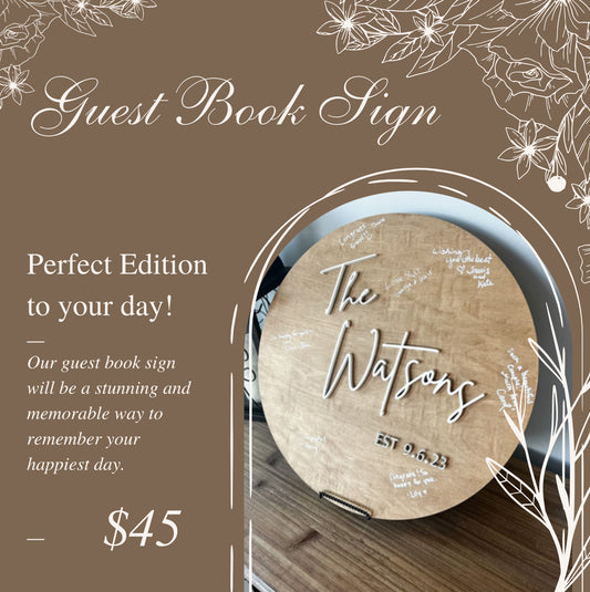 Guest Book Sign