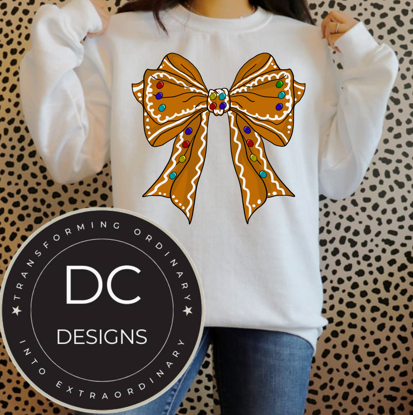 Gingerbread Bow Christmas