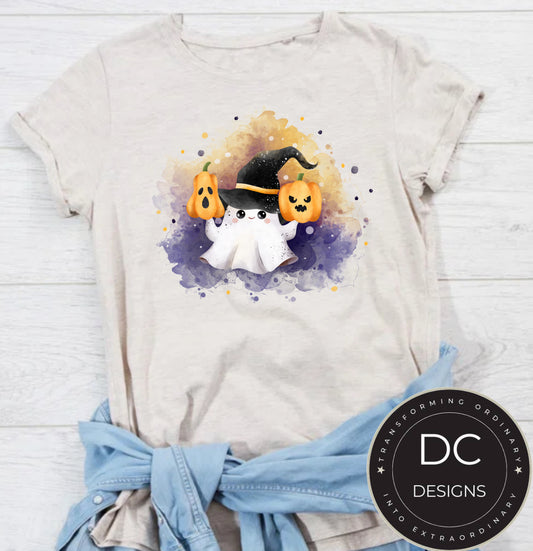 Cute Ghost Halloween Tee