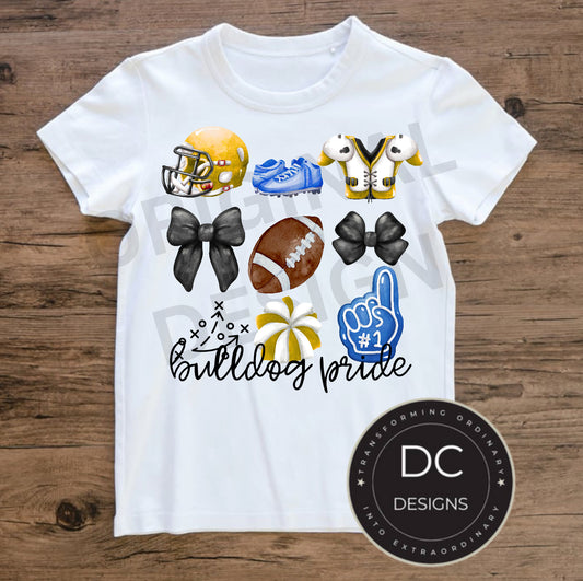 Bulldog Pride Tee Gildan Softstyle