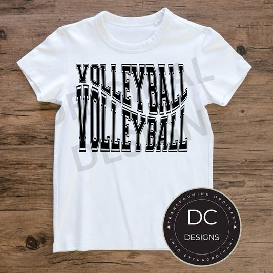 Volleyball Tee Gildan Softstyle