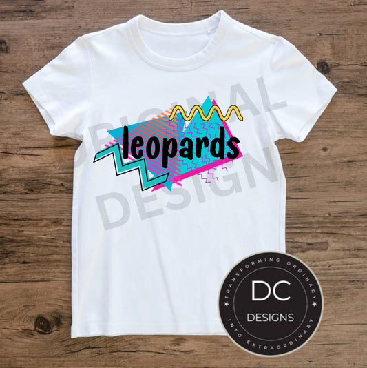 Retro leopards Tee Gildan Softstyle