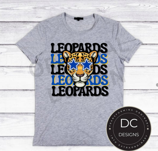 Leopards Star Tee Gildan Softstyle