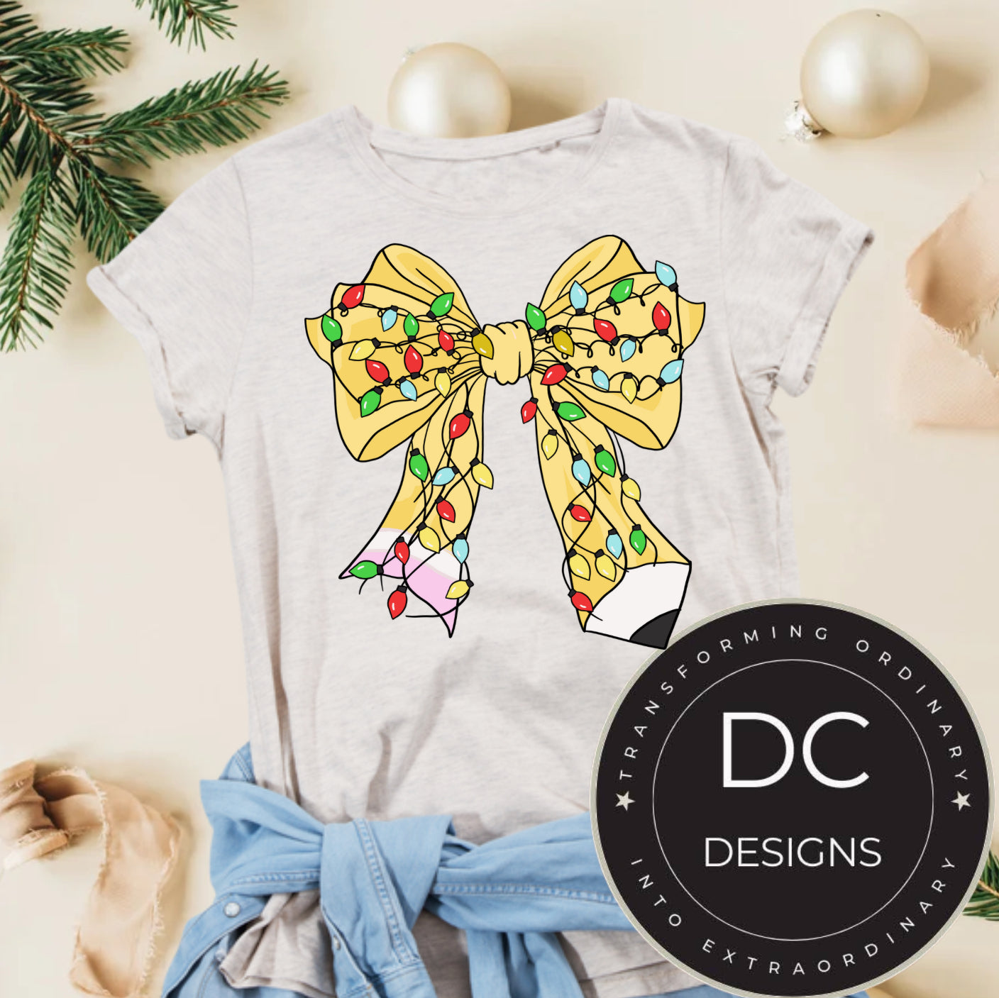 Pencil Bow Christmas