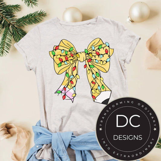 Pencil Bow Christmas