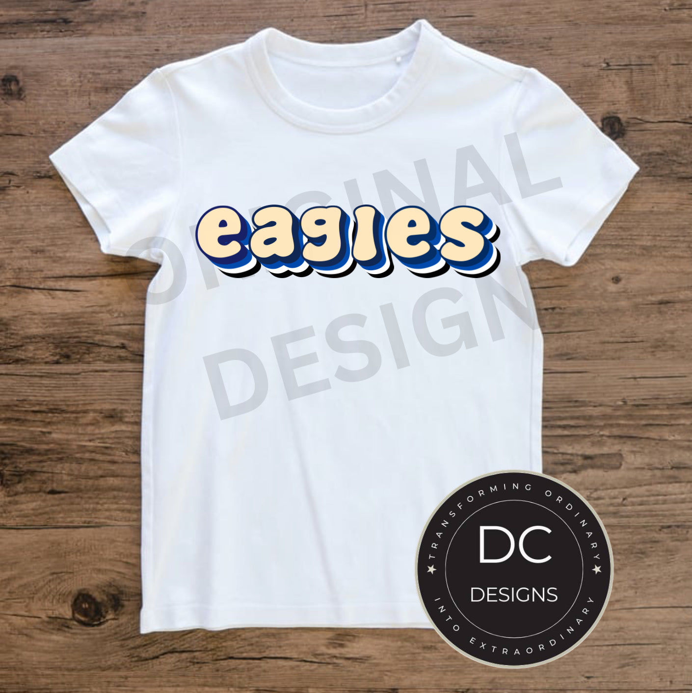 Groovy Eagles Tee Gildan Softstyle