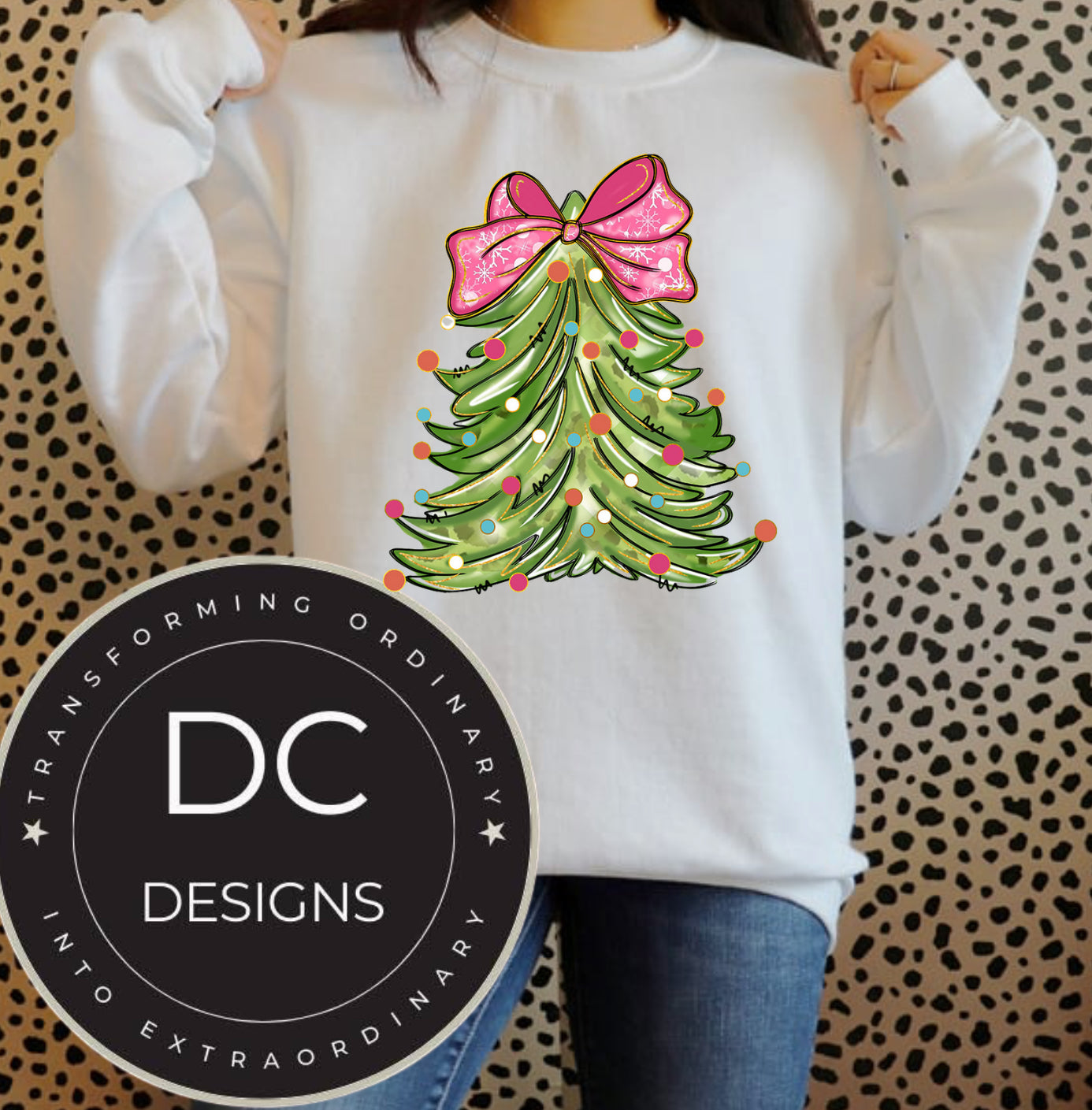 Pink Bow Christmas Tree