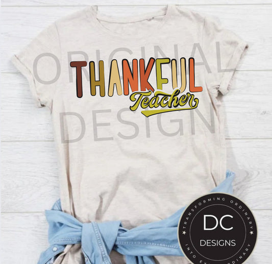 Thankful Teacher Tee