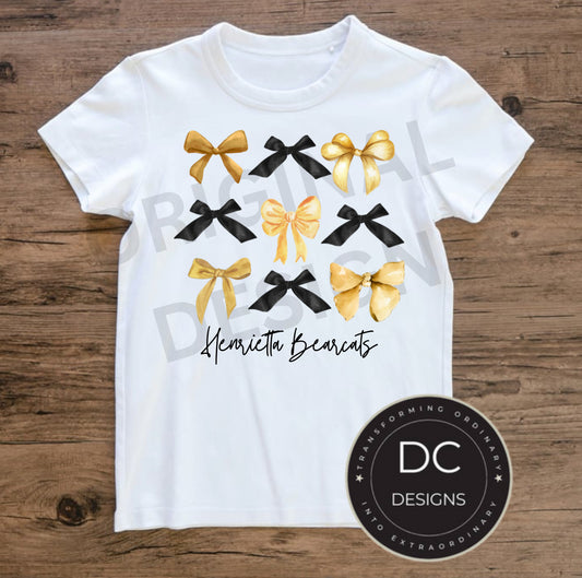 Bearcats Bow Tee Gildan Softstyle