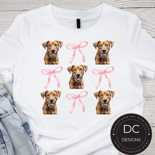 Dog Bow Tee