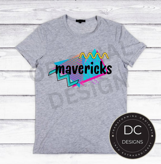 Retro mavericks Tee Gildan Softstyle