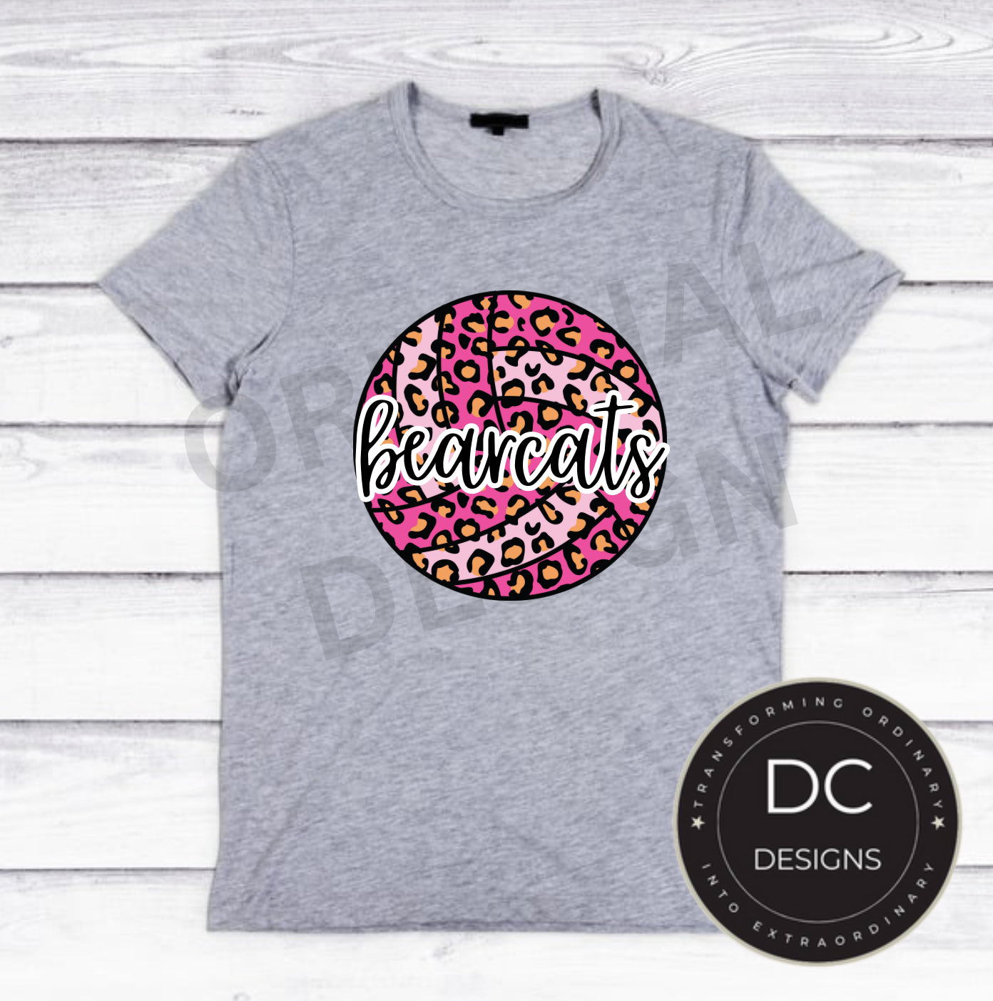 Bearcats Cheetah Vball Tee Gildan Softstyle