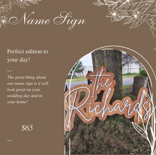 Name Sign