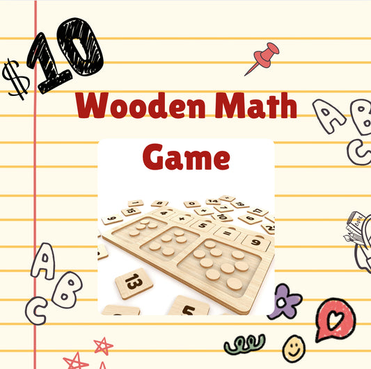 Wooden Math Game
