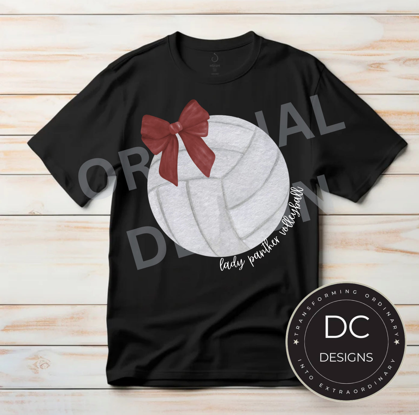 Panther Volleyball Tee Gildan Softstyle