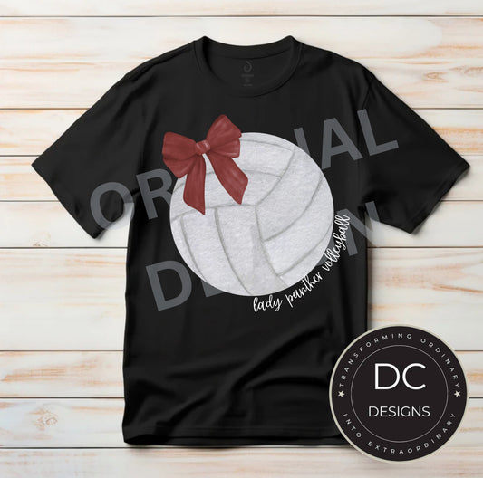 Panther Volleyball Tee Gildan Softstyle