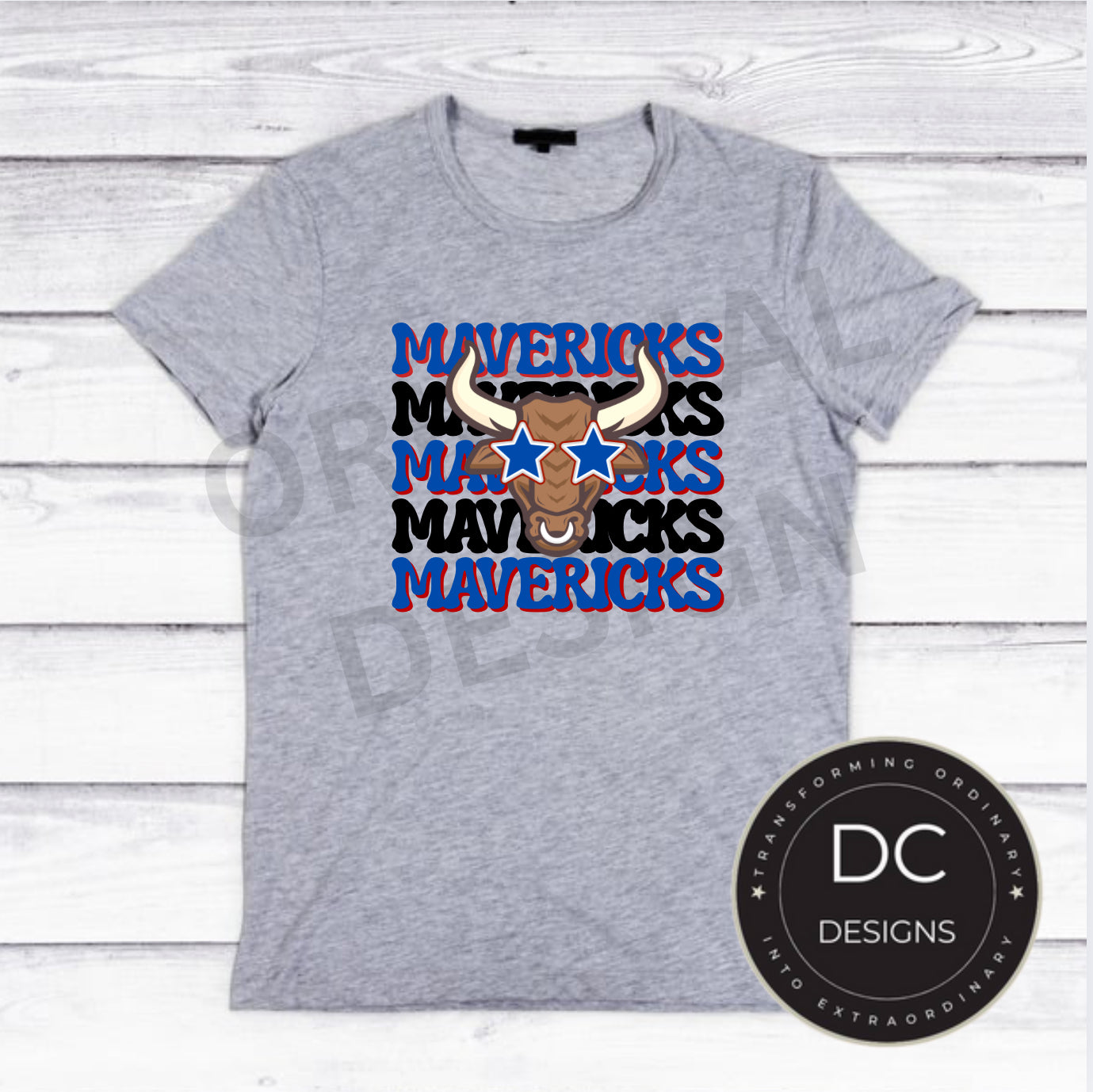 Mavericks Star Tee Gildan Softstyle