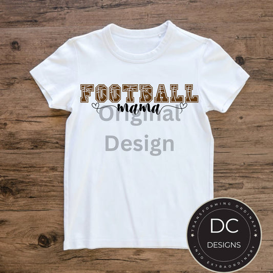 Football Letters Mama Tee