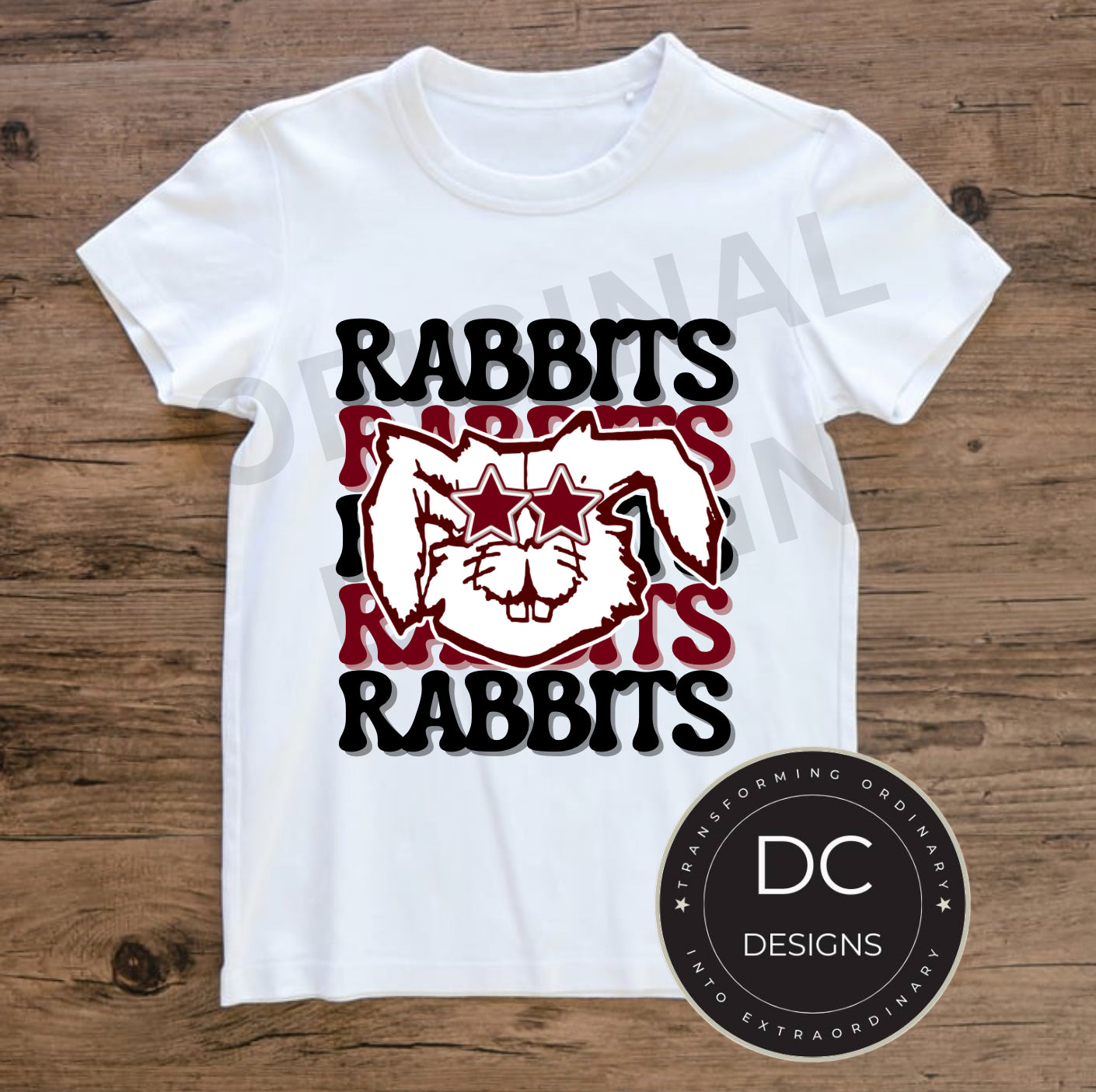 Rabbits Star Tee Gildan Softstyle