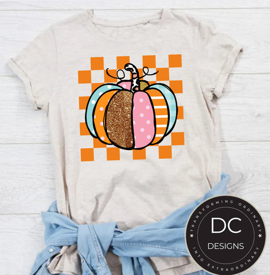Colorful Pumpkin Halloween Tee