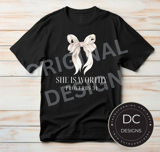 She Is Worthy Tee