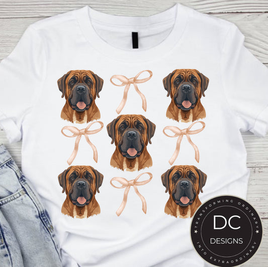 Hound Face Bow Tee