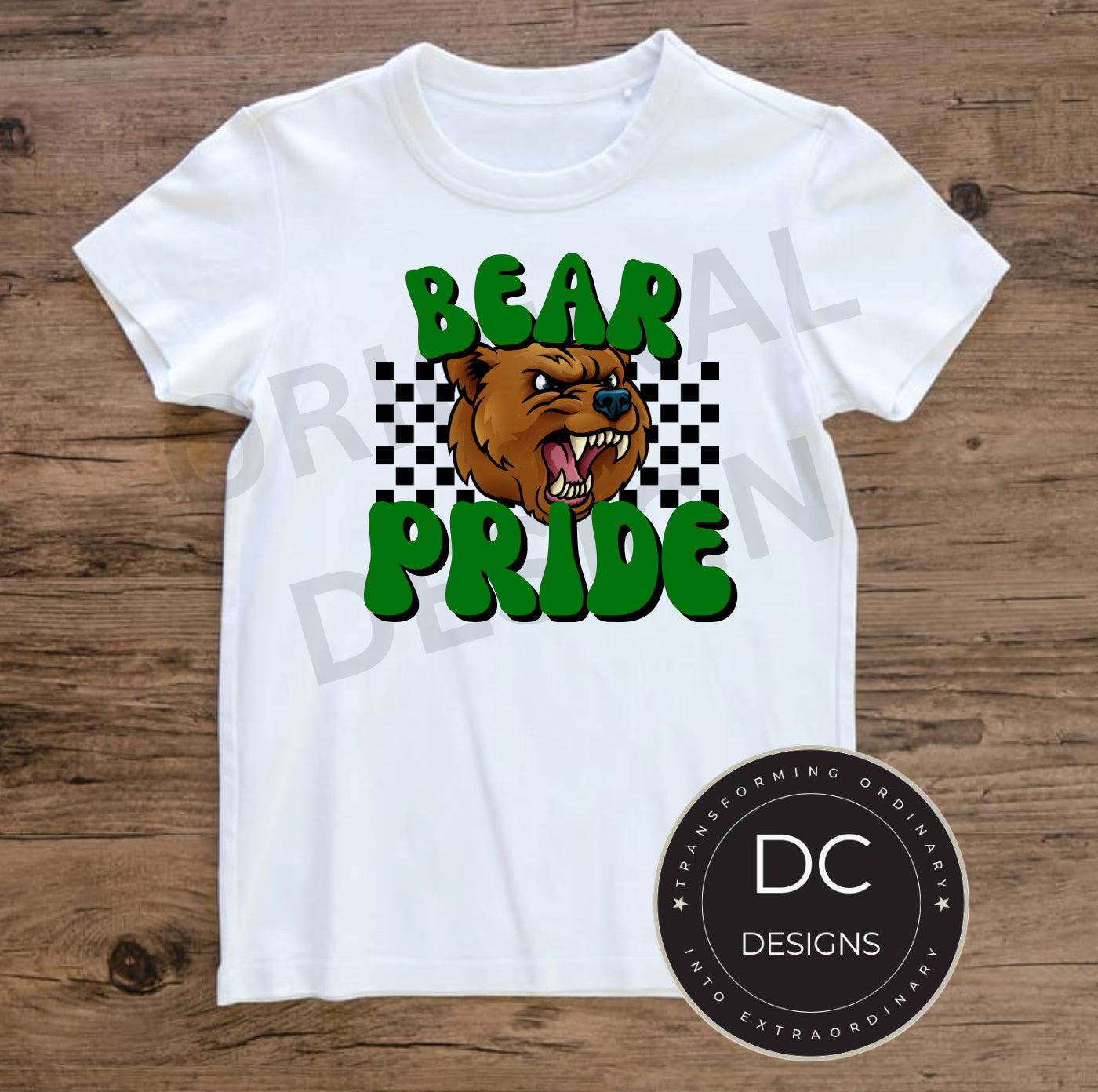Bear Pride Tee Gildan Softstyle
