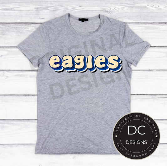 Groovy Eagles Tee Gildan Softstyle