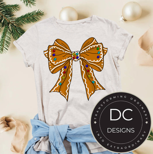 Gingerbread Bow Christmas