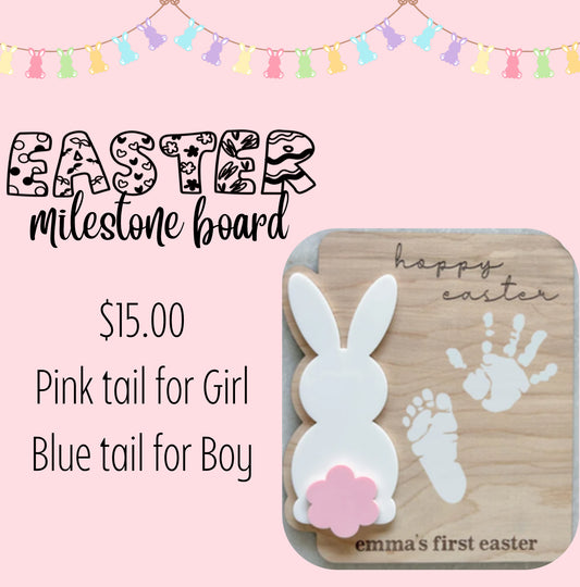 Easter Milestone Board
