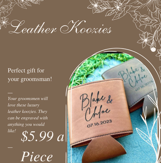 Leather Koozies
