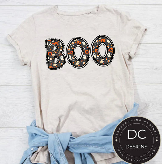 Boo Halloween Tee